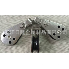 Stainless Steel Pulleys with Nylon Single Wheel